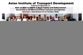 Training program on Role of MVA and CMVR in Road Safety and Enforcement sponsored by MoRTH (21-23 October 2024)