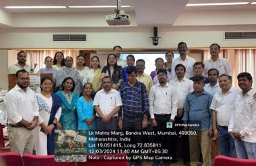 Felicitation of senior staff-Individual with Disabilities by Shri Adv. Ashish Shelar, MLA