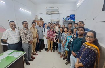 Visit to Bandra Police Station by RRB-SSC Free Coaching students where they received tips on Cyber Safety and preparation for competitive Exam