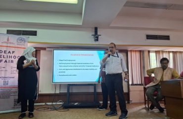 Deaf Livelihood Fair 2025 at AYJNISHD(D), Mumbai