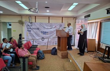 Deaf Livelihood Fair 2025 at AYJNISHD(D), Mumbai