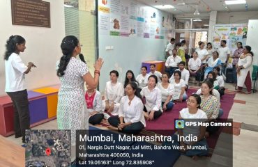 Yoga Session conducted during International Women's Day Celebration