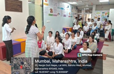 Yoga Session conducted during International Women's Day Celebration