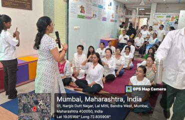 Yoga Session conducted during International Women's Day Celebration