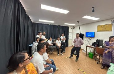 Educators from Wangsel Institute for the Deaf, Bhutan visited at AYJNISHD(D), Mumbai