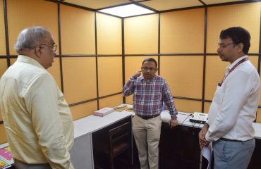 Dr Manik G Gursal, Secretary, Divyang Kalyan, Government of Maharashtra, Mumbai, visited