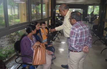 Dr Manik G Gursal, Secretary, Divyang Kalyan, Government of Maharashtra, Mumbai, visited