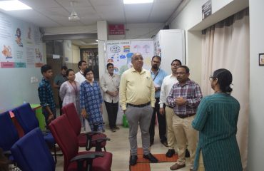 Dr Manik G Gursal, Secretary, Divyang Kalyan, Government of Maharashtra, Mumbai, visited