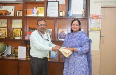 visit of Dr Rashmi Sharma, IAS, State Project Director, Samagra Shiksha Abhiyan, Rajasthan School Shiksha Parishad & Commissioner of School Education, Jaipur