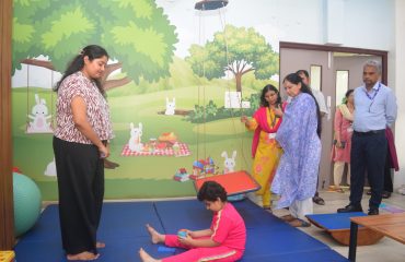 visit of Dr Rashmi Sharma, IAS, State Project Director, Samagra Shiksha Abhiyan, Rajasthan School Shiksha Parishad & Commissioner of School Education, Jaipur