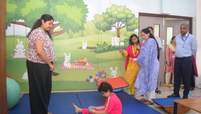 visit of Dr Rashmi Sharma, IAS, State Project Director, Samagra Shiksha Abhiyan, Rajasthan School Shiksha Parishad & Commissioner of School Education, Jaipur