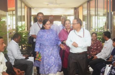 visit of Dr Rashmi Sharma, IAS, State Project Director, Samagra Shiksha Abhiyan, Rajasthan School Shiksha Parishad & Commissioner of School Education, Jaipur