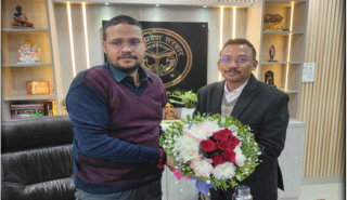 Visit of Shri Rajendra Gupta, Senior Director (IT), NIC UP State Centre Lucknow to NIC District Centre Ghaziabad