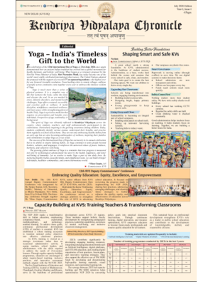 KVS Chronicle English (July 2026)