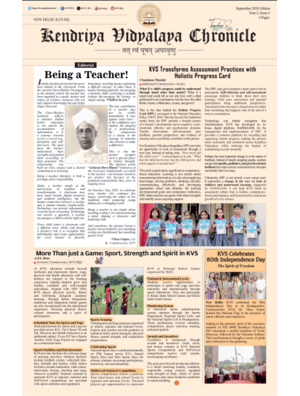 KVS Chronicle (September 2026)