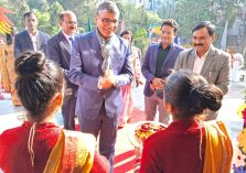 Commissioner, KVS Sh. Vikas Gupta visits PM SHRI KV Khichripur;?>