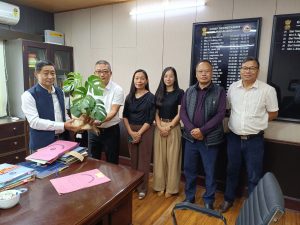 SIO NIC Nagaland and Colleagues with the CS of Nagaland Shri. Sentiyanger Imchen, IAS