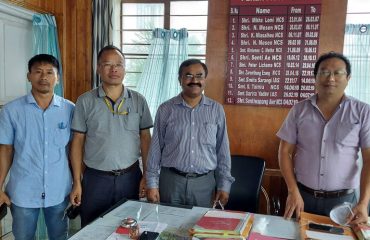 With Addl. DC Peren on 27th Aug., 2021
