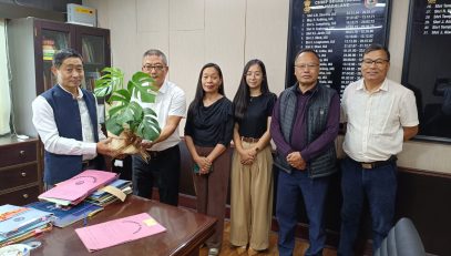 SIO NIC Nagaland and Colleagues with the CS of Nagaland Shri. Sentiyanger Imchen, IAS
