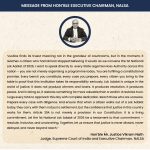 Message From Hon'ble Executive Chairman, NALSA