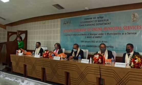 Launching of 3 Online Municipal Services for 27 ULBs of Manipur