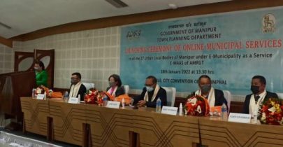 Launching of 3 Online Municipal Services for 27 ULBs of Manipur