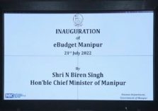 Inaugration of eBudget Manipur;?>