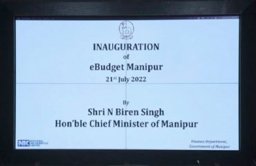 Inaugration of eBudget Manipur