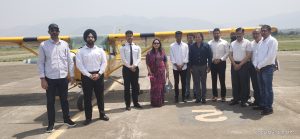 Visit at Pinjore Aerodrome by Commissioner & Secretary CAD