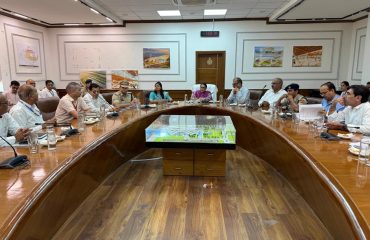 High level Meeting at Hisar airport