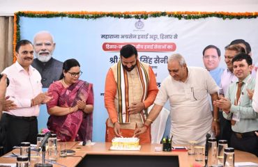 hsr jaipur inaug cake cutting