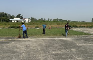 Karnal Airstrip cleaning