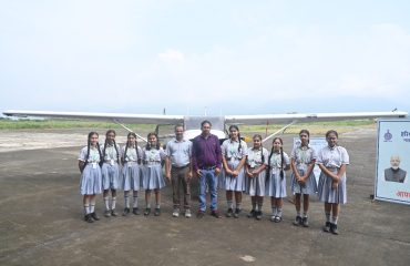 students visit at Pinjore Aerodrome for Seva Pakhwada