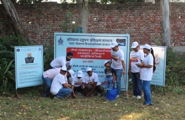 Platation at Karnal Aerodrome