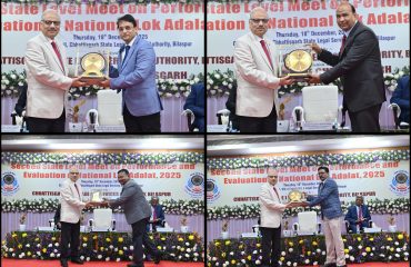 BEST PERFORMING DISTRICT FOR MAXIMUM RESOLUTION OF CASES IN NATIONAL LOK ADALAT HELD ON 13-12-25
