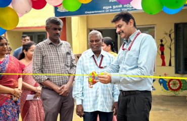 Dr.Nachiketa Rout, Director, NIEPMD inaugurated the Helen Keller's day celebration