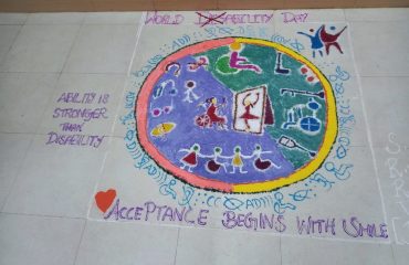 Rangoli Competition for Parents of PwDs