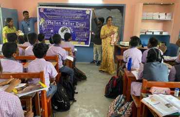 Awareness for School Children on Helen Keller