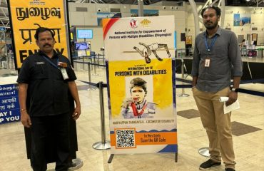 चेन्नई हवाई अड्डे पर जागरूकता होर्डिंग्स लगाए गए