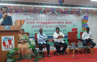 Dr.Nachiketa Rout, Director, NIEPMD delivering the Key note address