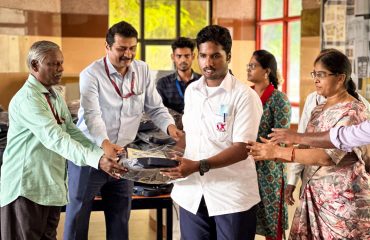Distribution of School Uniforms, Books and Bag to the Model School Children Multiple Disabilities by Director, NIEPMD
