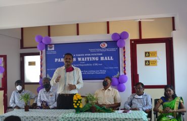 Handing over function of Parents waiting Hall