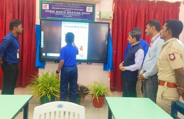 Inauguration of Smart Board facilities at Model School for Persons with Multiple Disabilities, NIEPMD donated by Shree Geeta Bhawan Trust under CSR initiative
