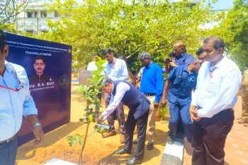 Plantation of Sapling by Thiru R N Ravi Honourable Governor of Tamil Nadu