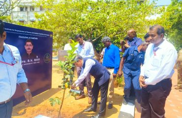 Plantation of Sapling by Thiru R N Ravi Honourable Governor of Tamil Nadu