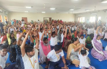 Divyang Children Performed Yoga