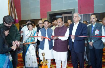 Dr.Virendra Kumar, Minster for Social Justice and Empowerment, GoI, inaugurating the DEPwD Pavilion at IITF – 2025