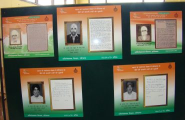 Pic and about of freedom fighters in Exhibition Panels