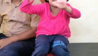 A Child with Cerebral Palsy getting therapeutic interventions