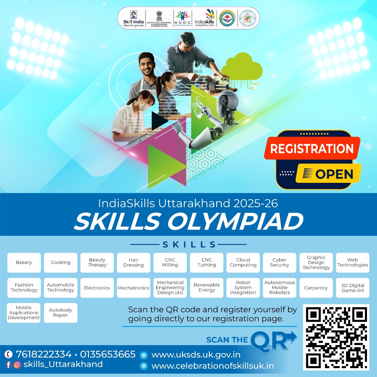 India Skills Uttarakhand 2025-26